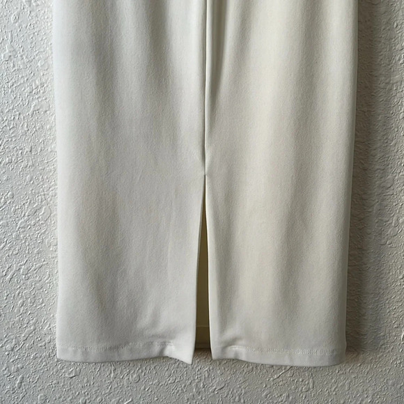 Alice + Olivia: White AIR Meya Cold Shoulder Dress Size 2 - Picture 6 of 9